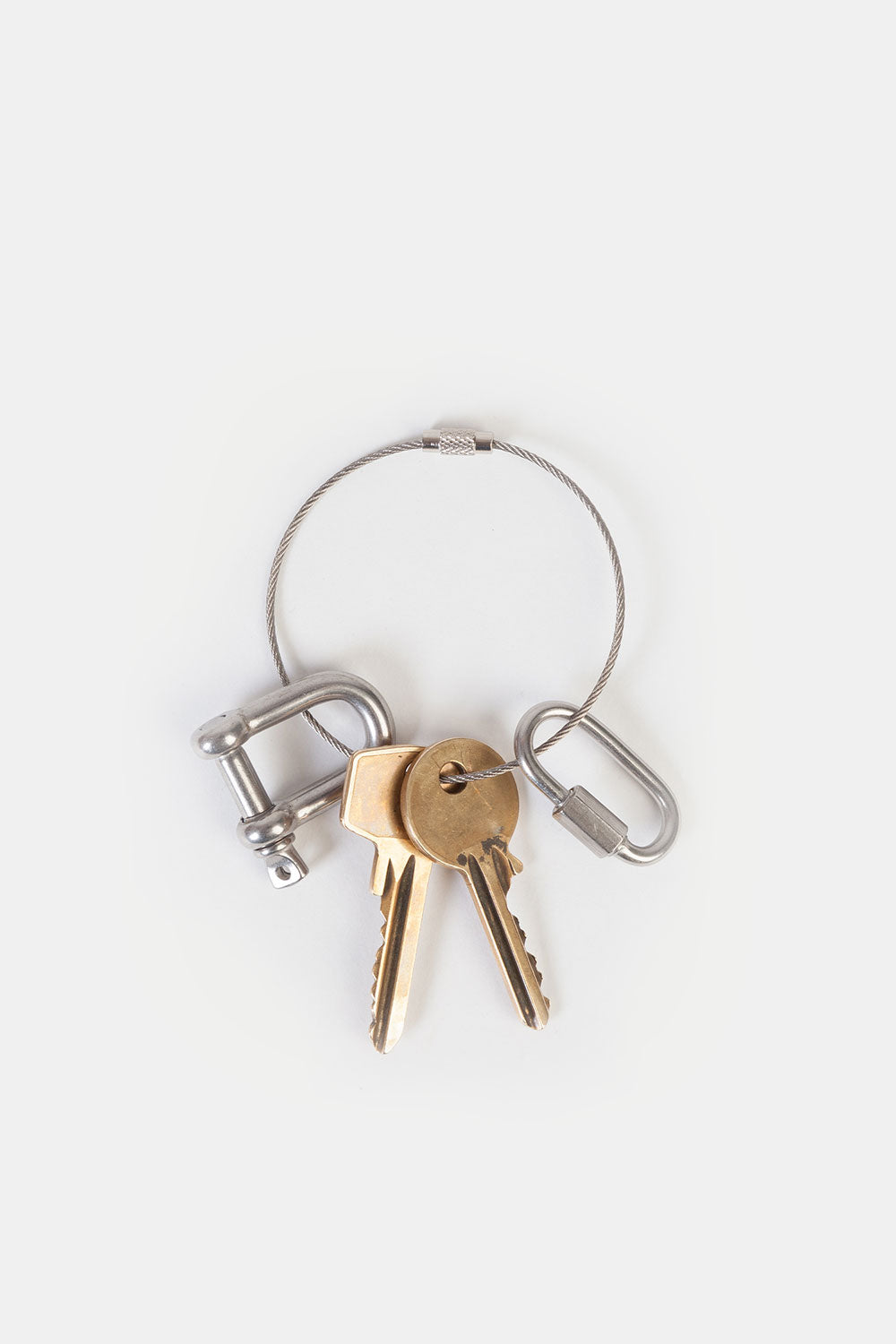 Zippo Keyring Chain (Steal Grey)
