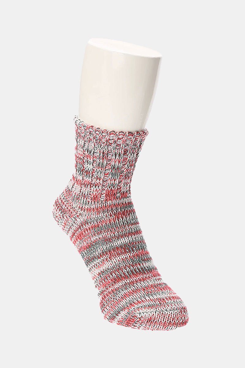 Anonymous Ism 5 Colour Mix Quarter Crew Sock (Oatmeal) | Socks