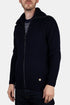 Armour Lux 2x2 Ribbet lynlåsstrik (Navy) | Strik