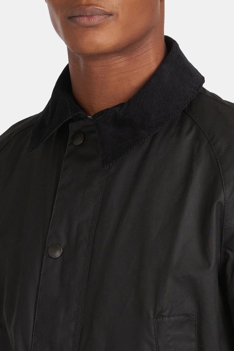 Barbour Ashby Waxed Jacket (Black) | Jackets