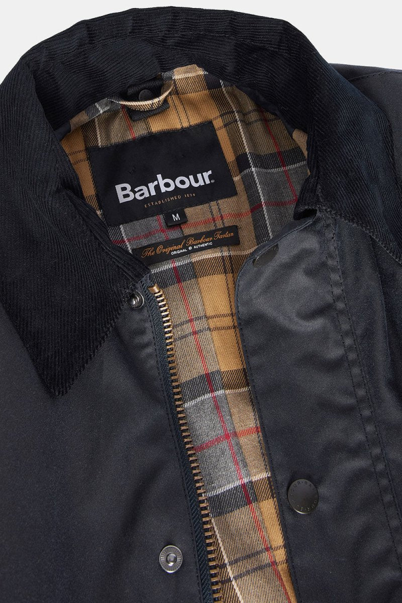 Barbour Ashby Waxed Jacket (Navy) | Jackets