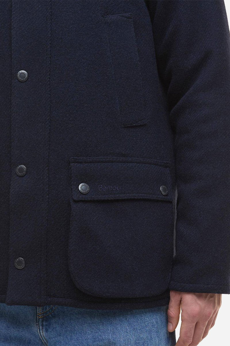 Barbour Bedale Wool Jacket (Navy) | Jackets
