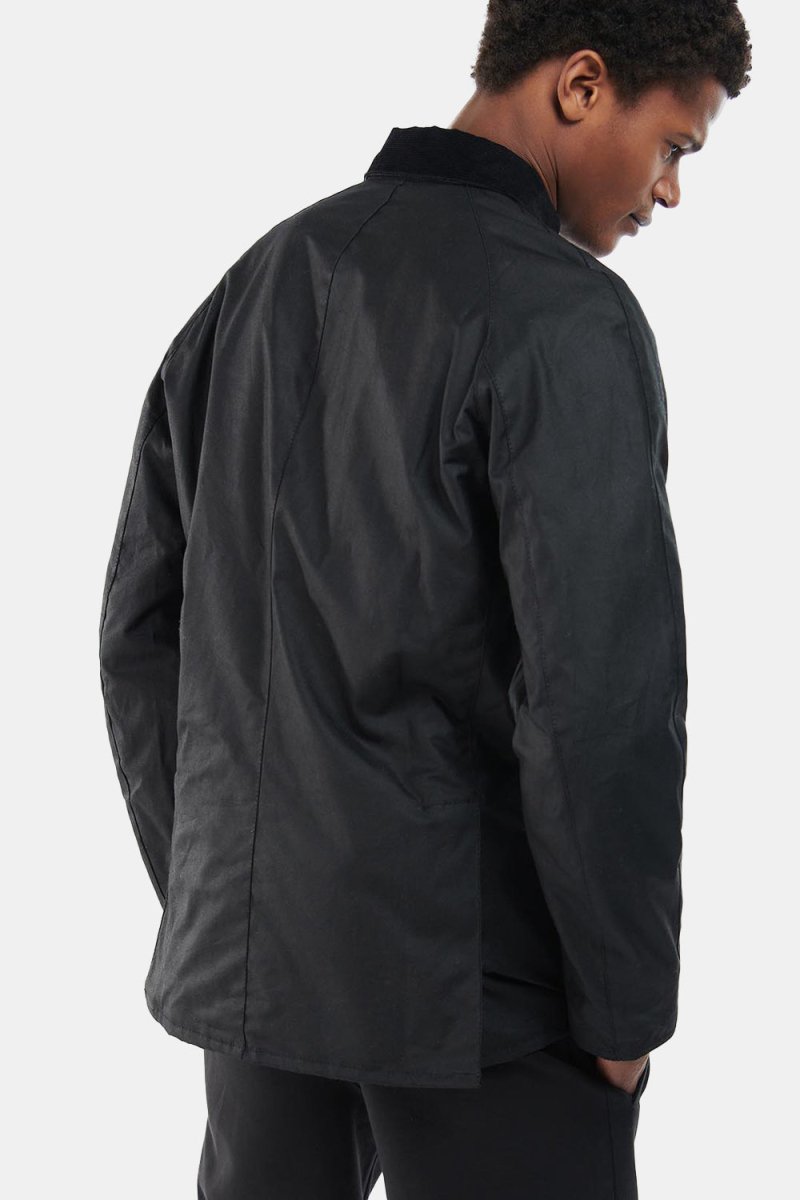 Barbour Bodey Waxed Jacket (Black/Grey Stone) | Jackets