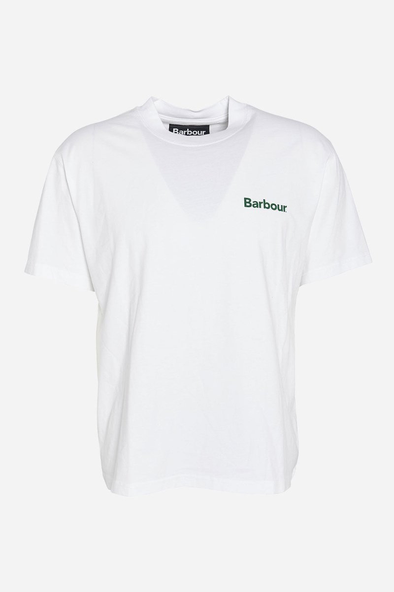 Barbour Bowery OS Graphic T-Shirt (White) | T-Shirts