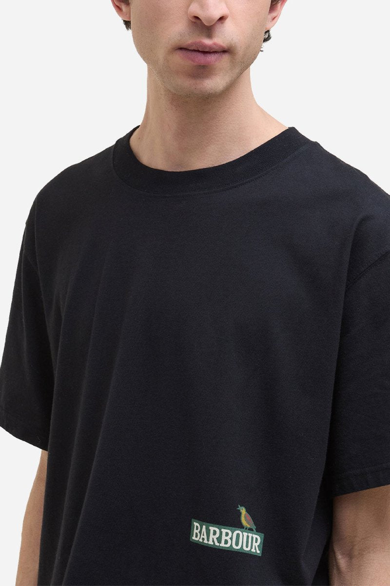 Barbour Campbell OS Graphic T-Shirt (Black) | T-Shirts