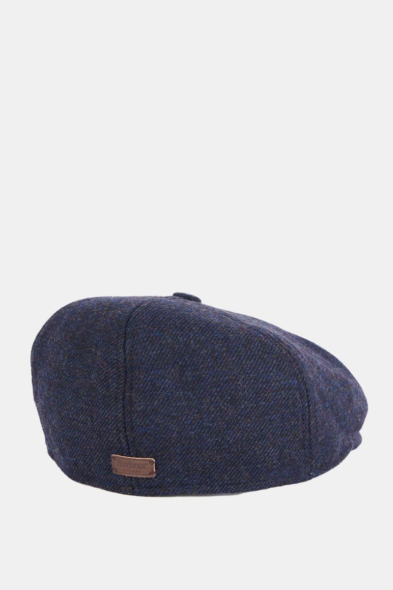 Barbour Claymore Bakerboy Flat Cap (Navy) | Hats