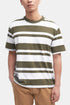 Barbour Friars Stripe T-Shirt (Mid Olive) | T-shirts