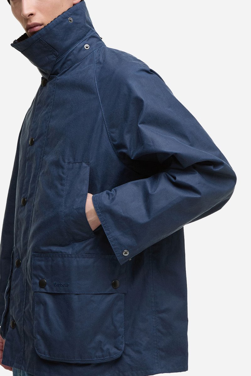 Barbour OS Bedale Wax Jacket (Washed Cobalt) | Jackets