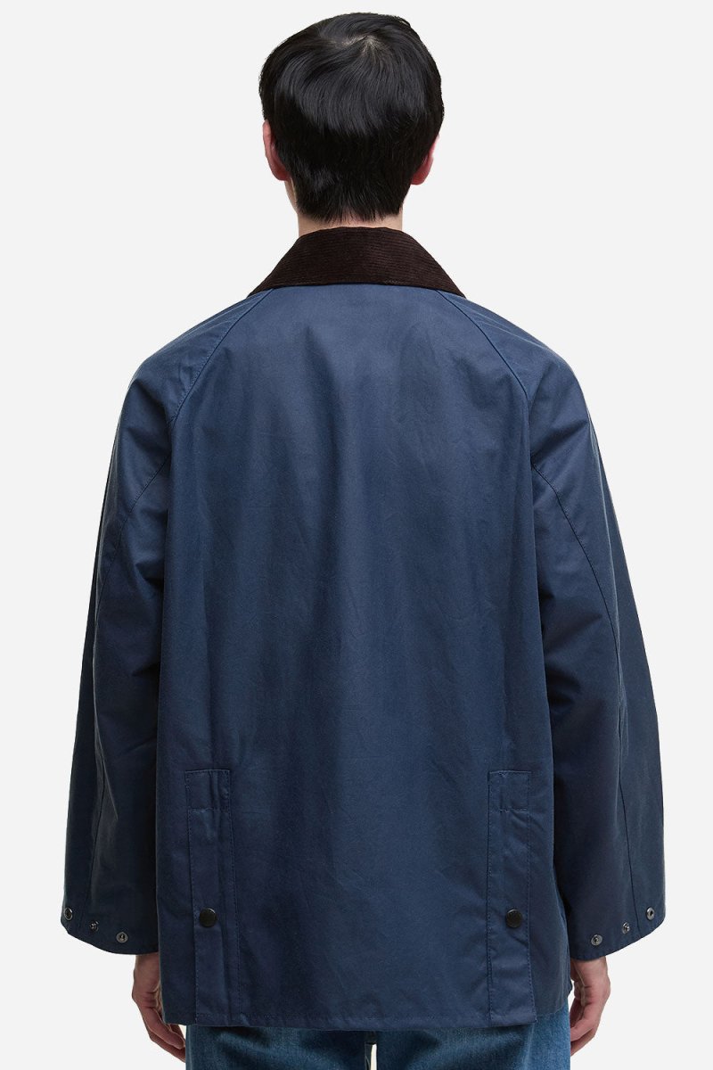 Barbour OS Bedale Wax Jacket (Washed Cobalt) | Jackets