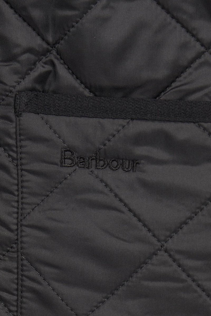 Barbour Polar Quilt Waistcoat Zip-In Liner (Black) | Vests