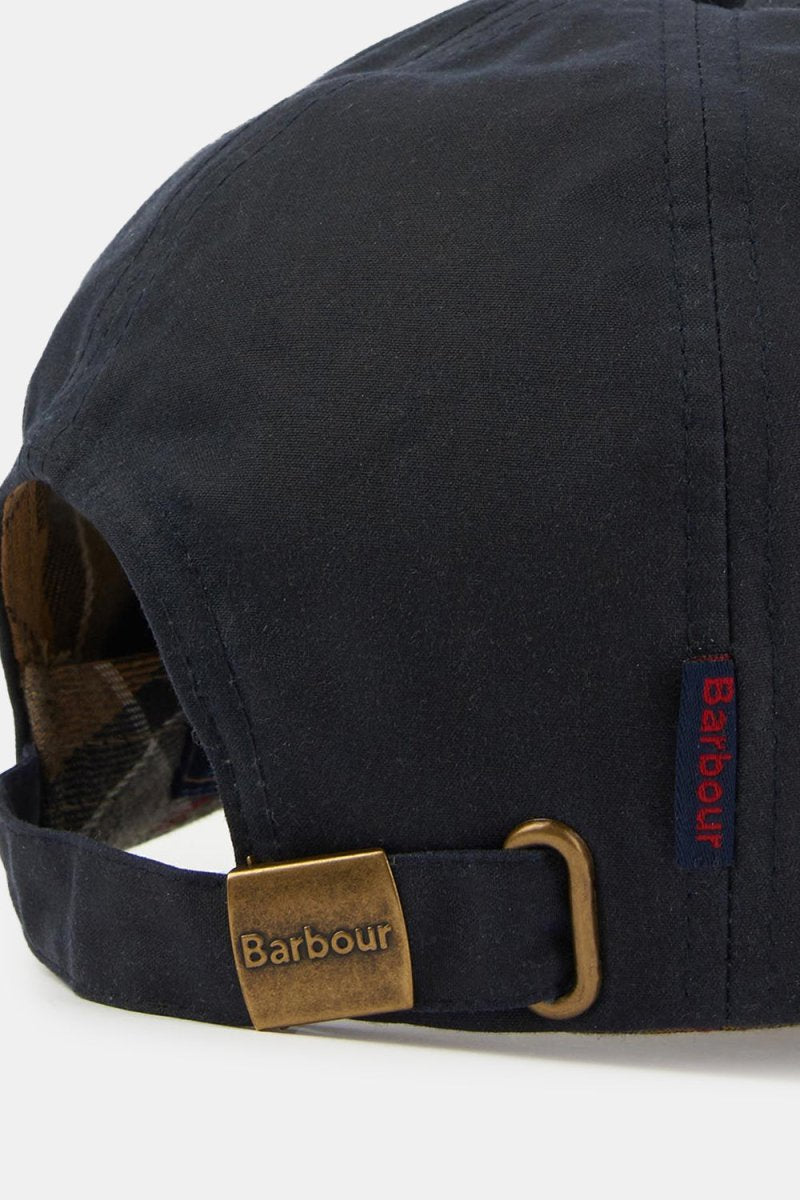 Barbour Wax Sports Cap (Navy) | Hats