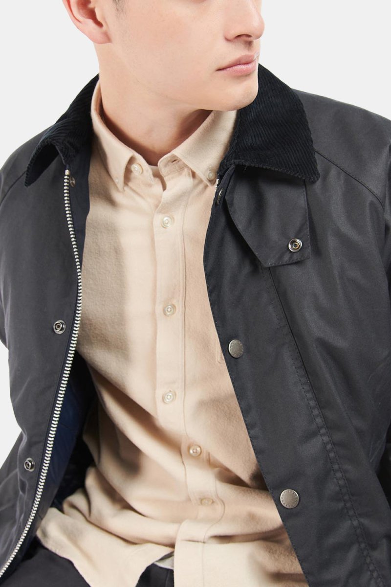 Barbour White Label SL Nara Wax Jacket (Navy) | Jackets