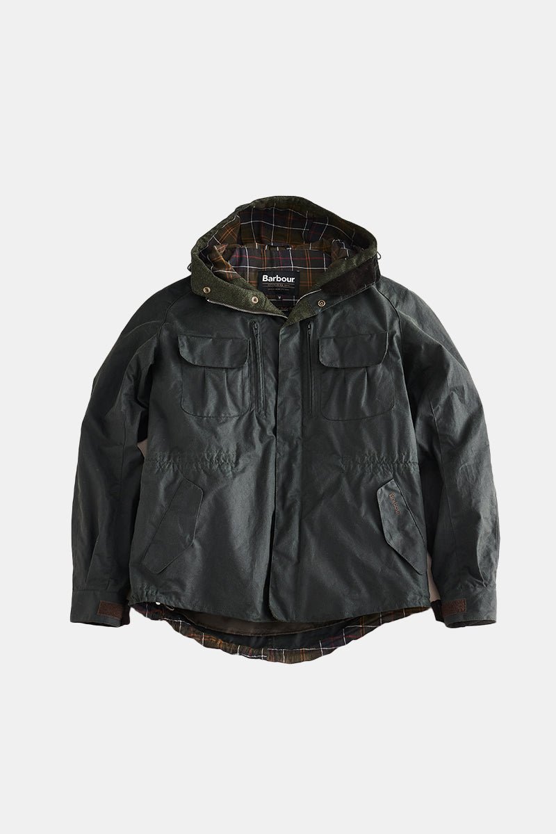 Barbour x TO KI TO Bicycle Wax Jacket (Sage) | Jackets