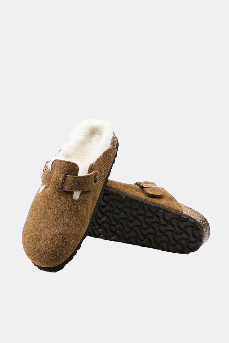 Birkenstock Boston Shearling (Mink Brown) | Sandals