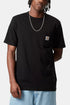 Carhartt kortærmet lomme-t-shirt (sort) | T-shirts