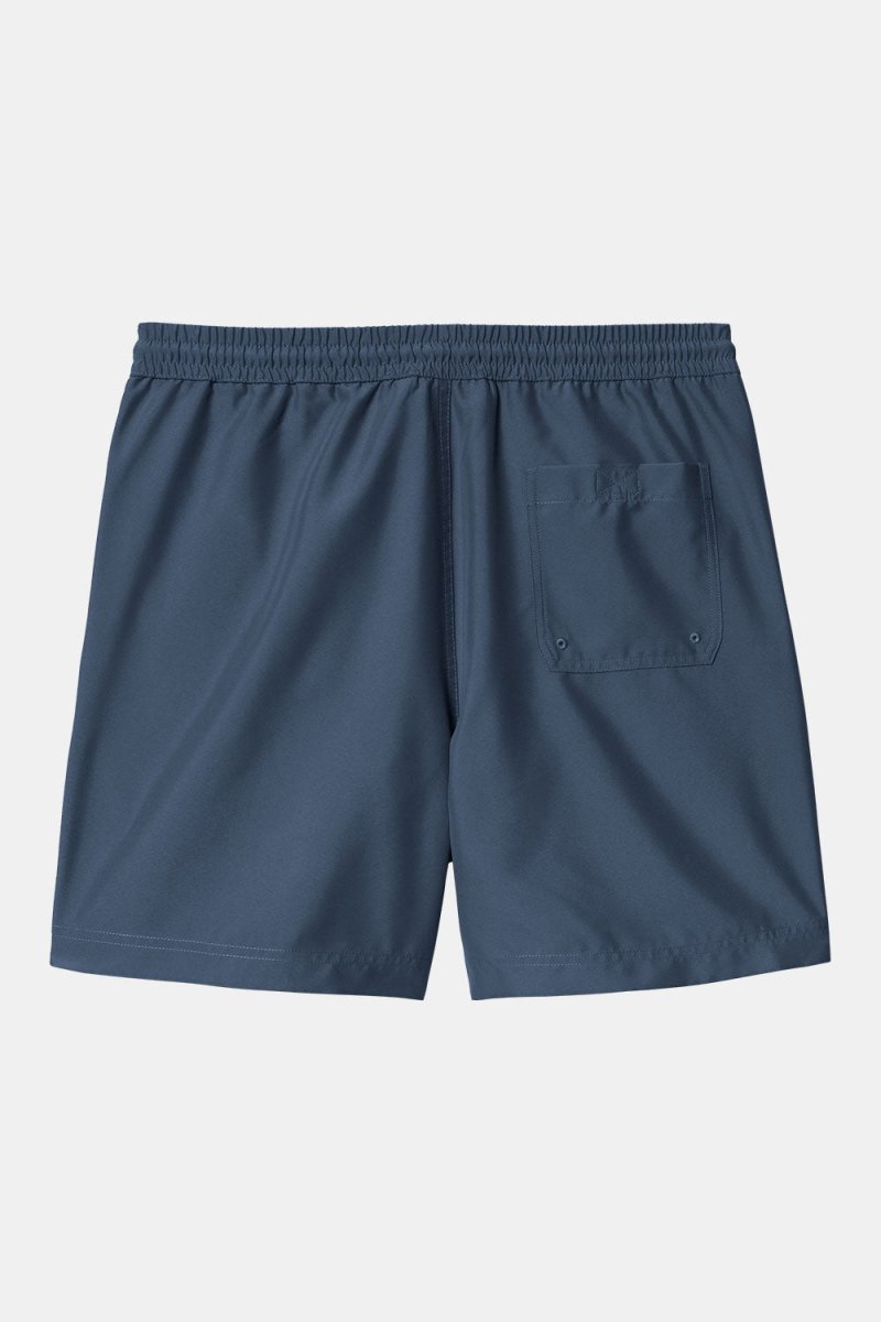 Carhartt WIP Chase Swim Trunks (Dusky Blue/Gold) | Shorts