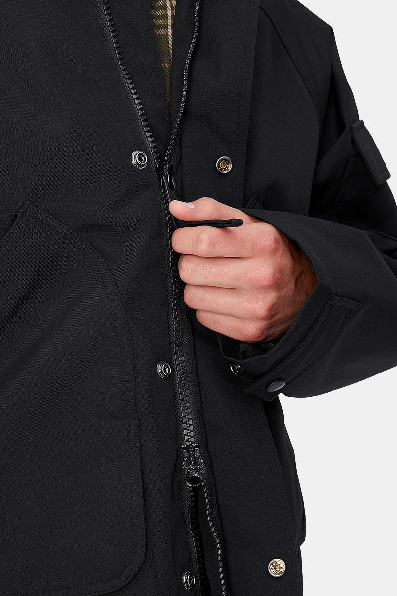 Carhartt WIP Clarton Jacket (Black/Black) | Jackets