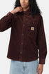 Carhartt WIP langærmet flintskjorte (Amarone skyllet) | Skjorter