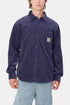 Carhartt WIP langærmet flintskjorte (Aura skyllet) | Skjorter