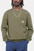 Carhartt WIP Pocket Sweatshirt (Tanggrøn) | Trøjer