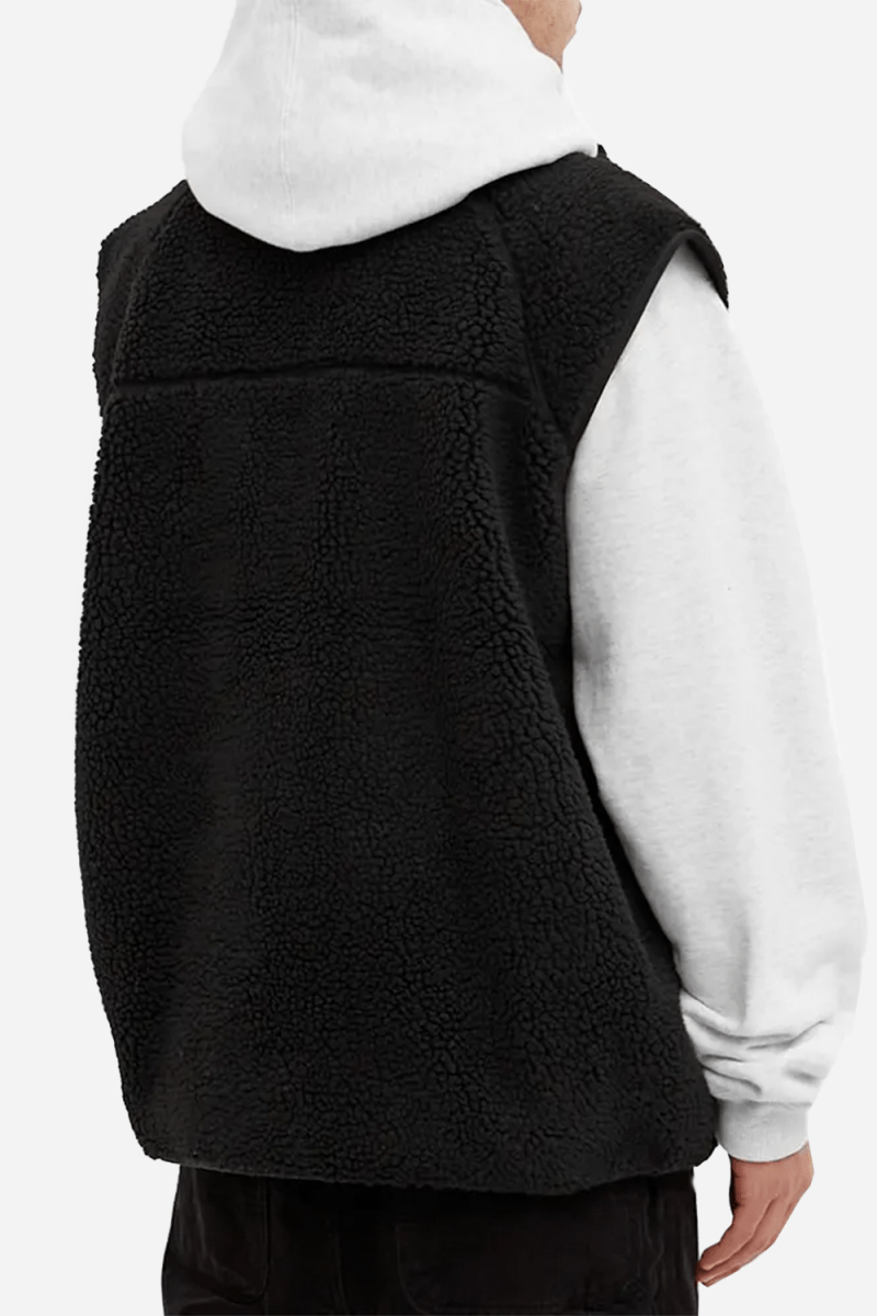 Carhartt WIP Prentis Vest Liner Fleece (Black/Black) | Sweaters