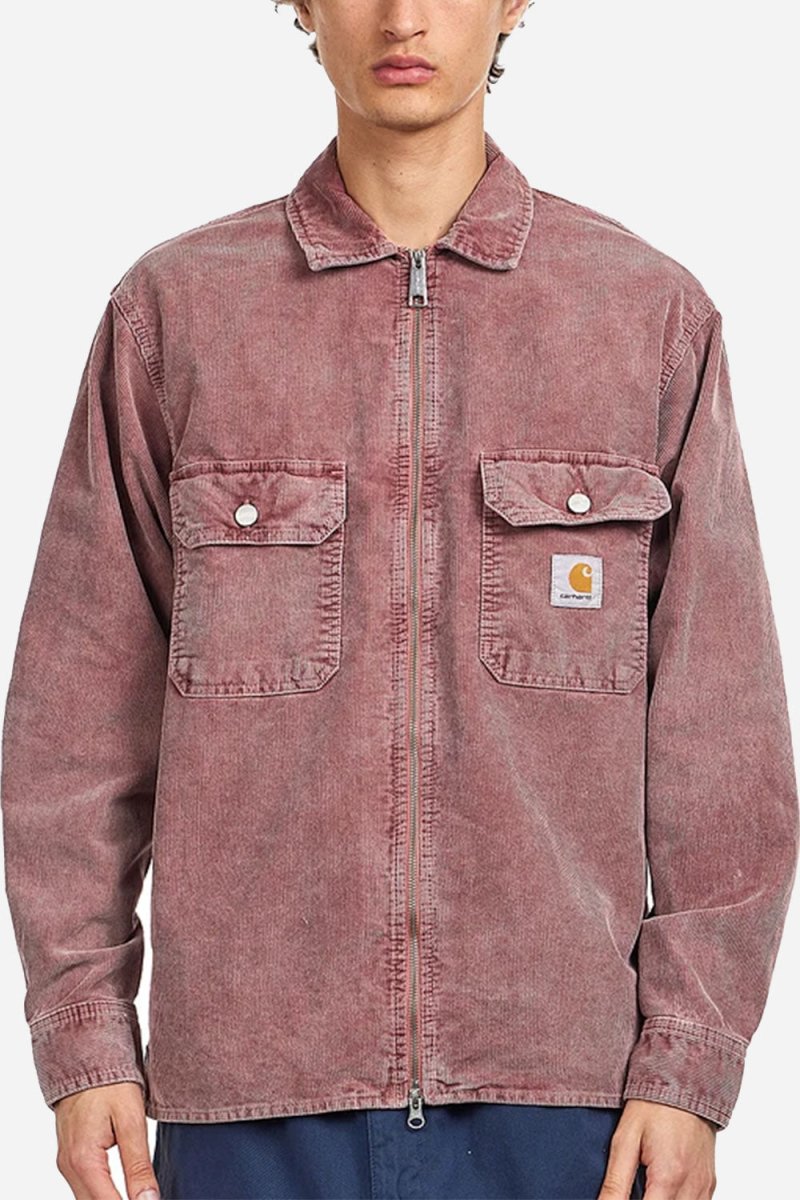 Carhartt WIP Reynold Shirt Jac (Dusky Pink) | Jackets