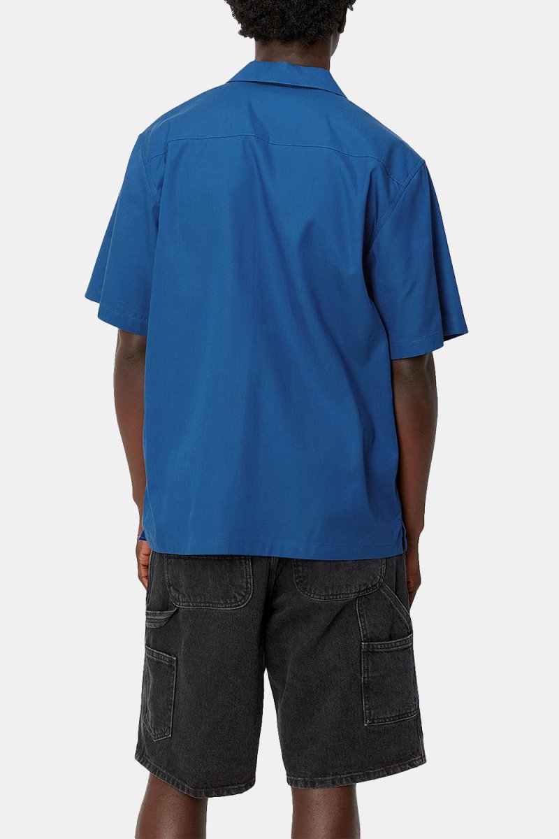 Carhartt WIP Short Sleeve Delray Shirt (Acapulco Blue/Wax) | Shirts