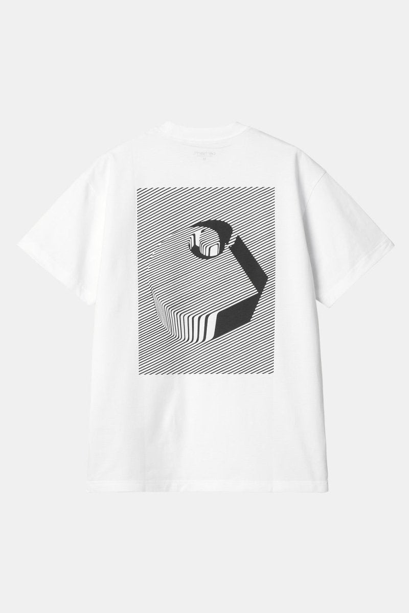 Carhartt WIP Short Sleeve Jalou C T-Shirt (White/Black) | T-Shirts