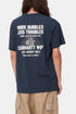 Carhartt WIP Shortsleeve Less Troubles T-shirt (blå/voks) | T-shirts