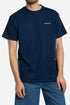 Carhartt WIP kortærmet Script-broderi-T-shirt (blæk/luftgul) | T-shirts