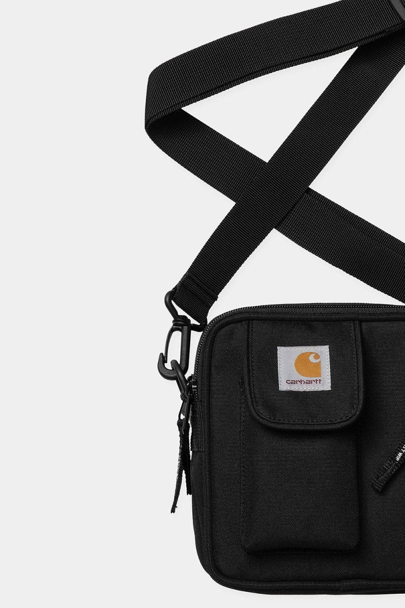 Carhartt WIP Small Essentials Recycled Side Bag (Black) | Accessories