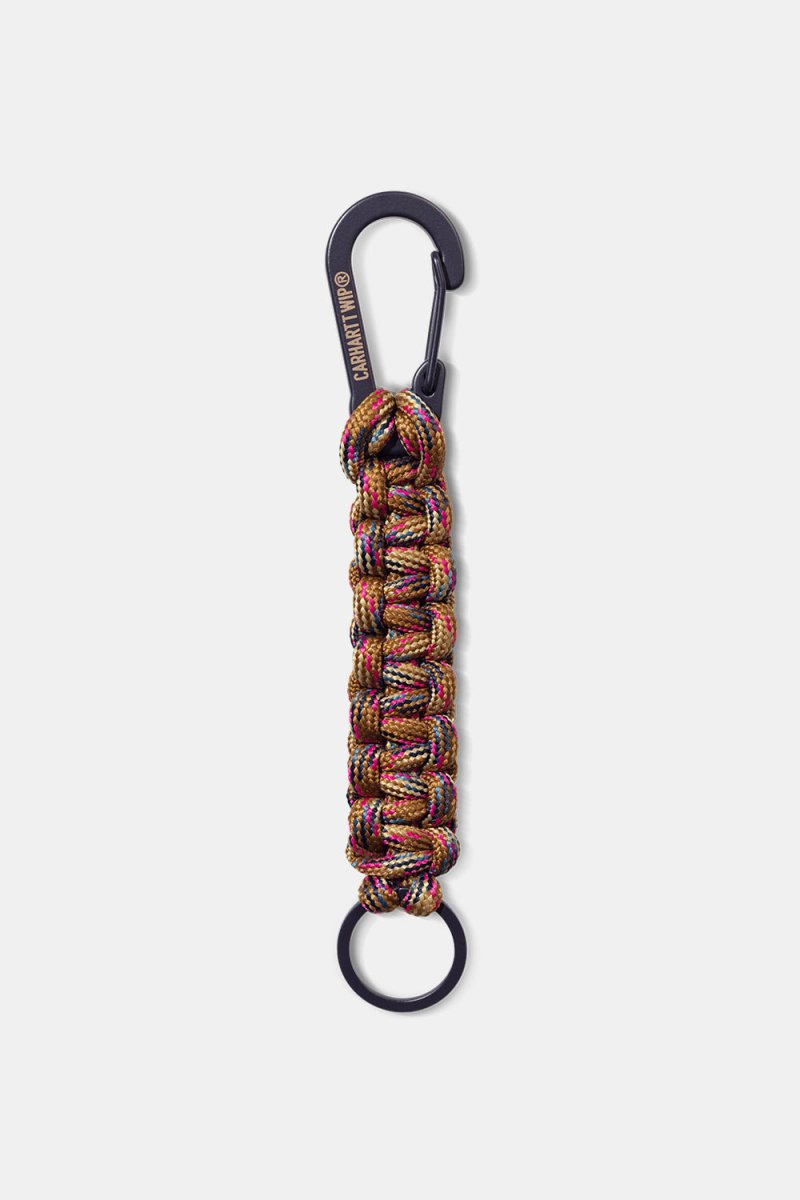 Carhartt WIP Tour Cord Keychain (Hamilton Brown) | keyring