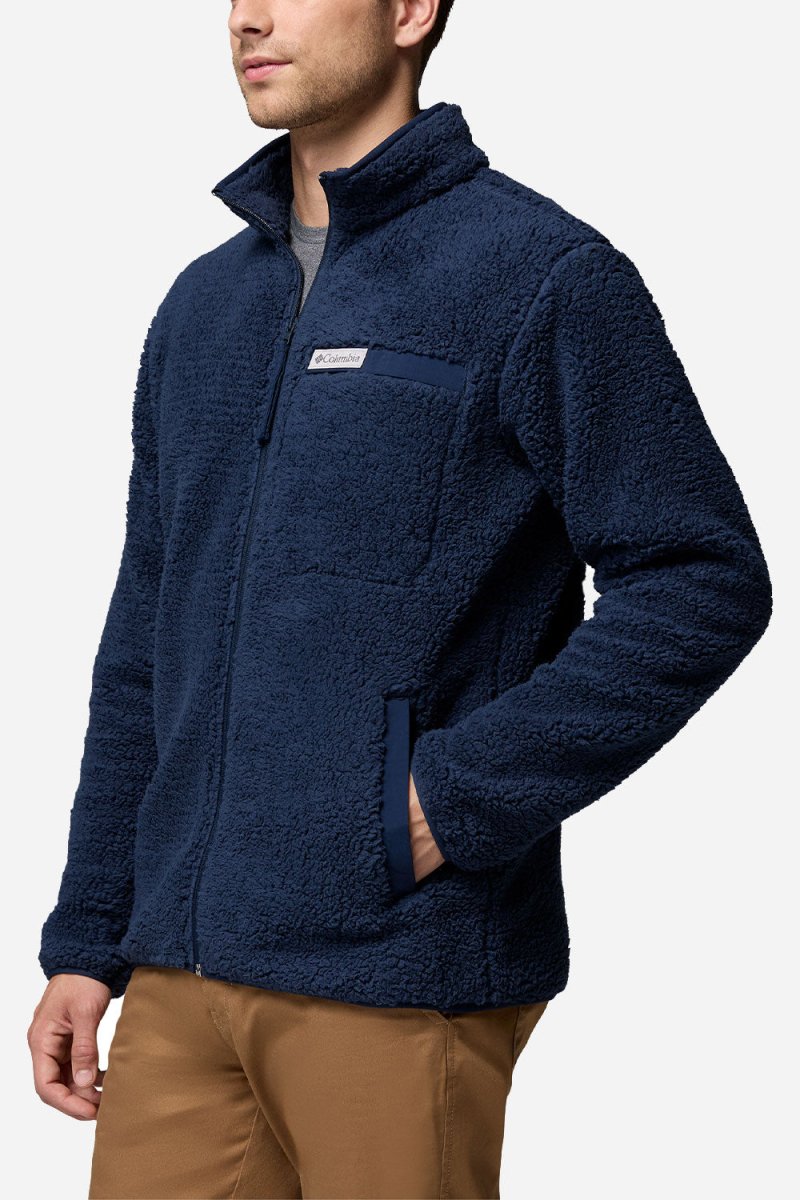 Columbia Rugged Ridge™ High Pile Full Zip (Collegiate Navy) | Sweaters