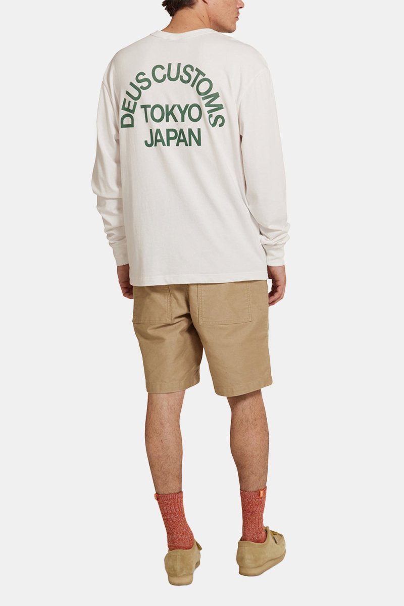 Deus Beams Ls Cordura T-Shirt (Vintage White) | T-Shirts