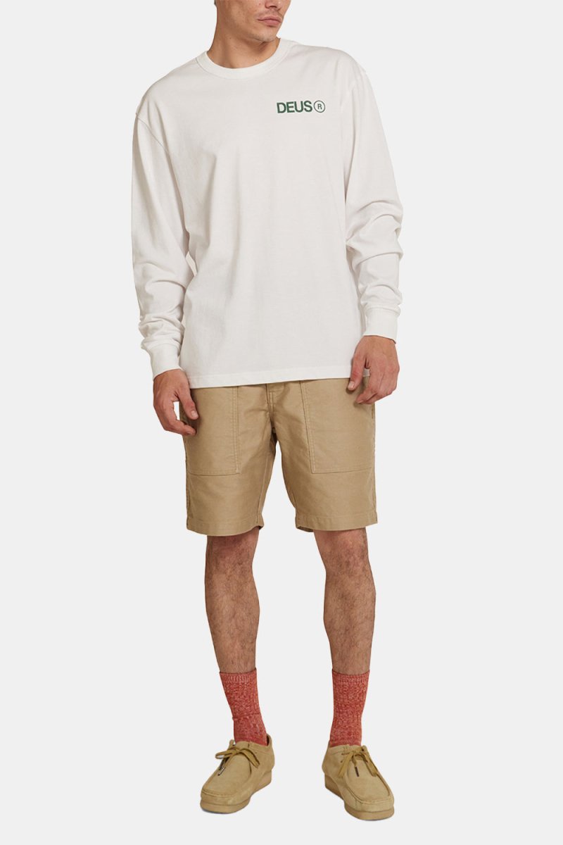 Deus Beams Ls Cordura T-Shirt (Vintage White) | T-Shirts