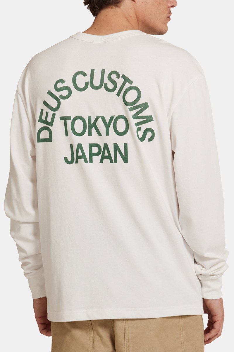 Deus Beams Ls Cordura T-Shirt (Vintage White) | T-Shirts
