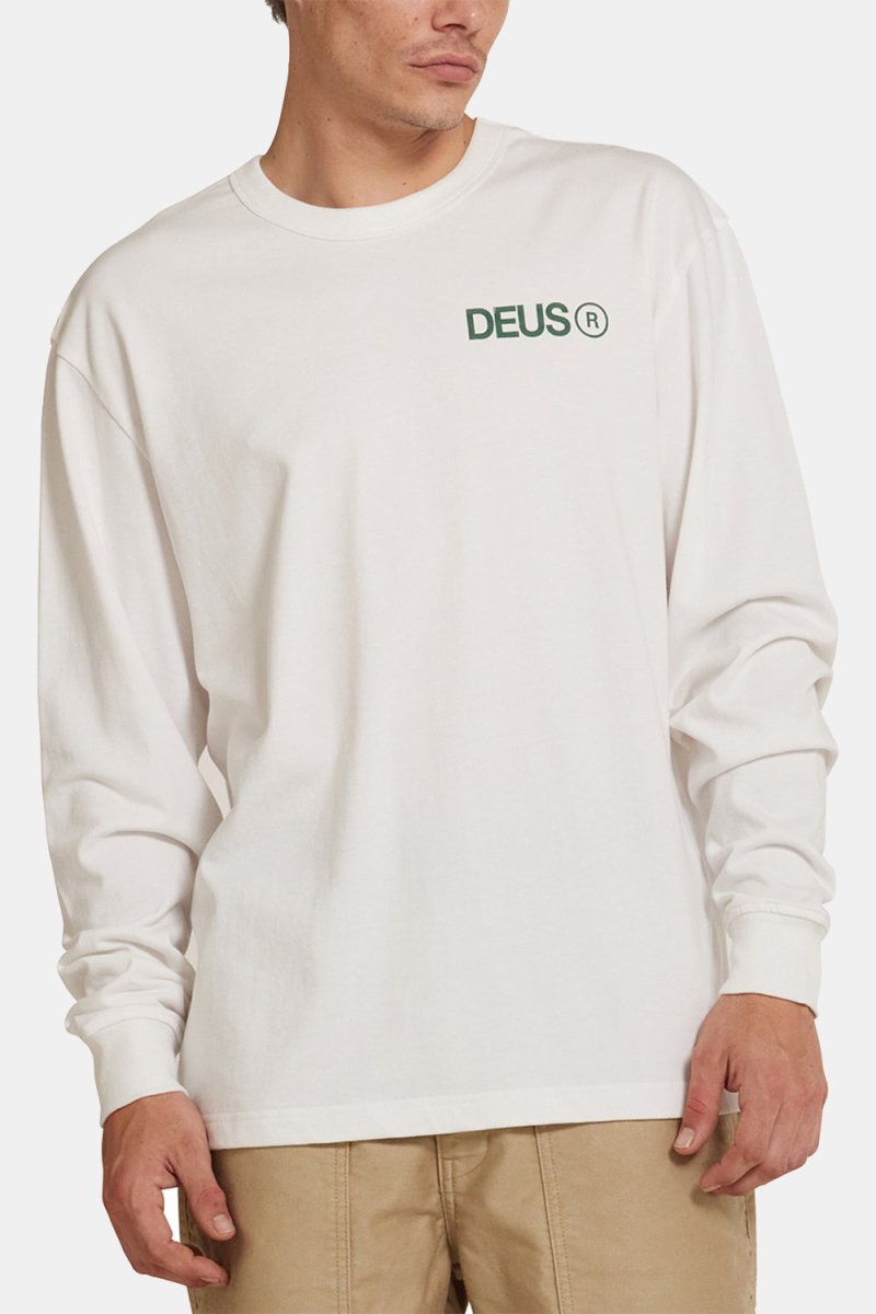Deus Beams Ls Cordura T-Shirt (Vintage White) | T-Shirts
