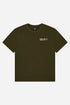 Deus Beams T-Shirt (Mørk Oliven) | T-shirts