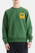 Deus Melodies Crew Sweatshirt (Hillside Green) | Trøjer