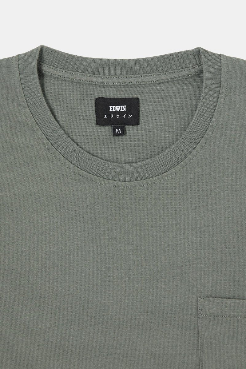 Edwin Pocket T-Shirt (Castor Gray) | T-Shirts