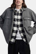 Edwin Utility Langærmet Overshirt (Bleach Black Wash) | Skjorter