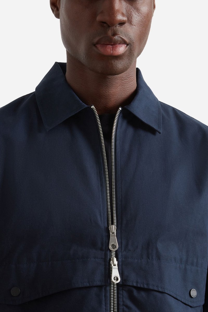 Farah Tyler Cotton Blouson (True Navy) | Jackets