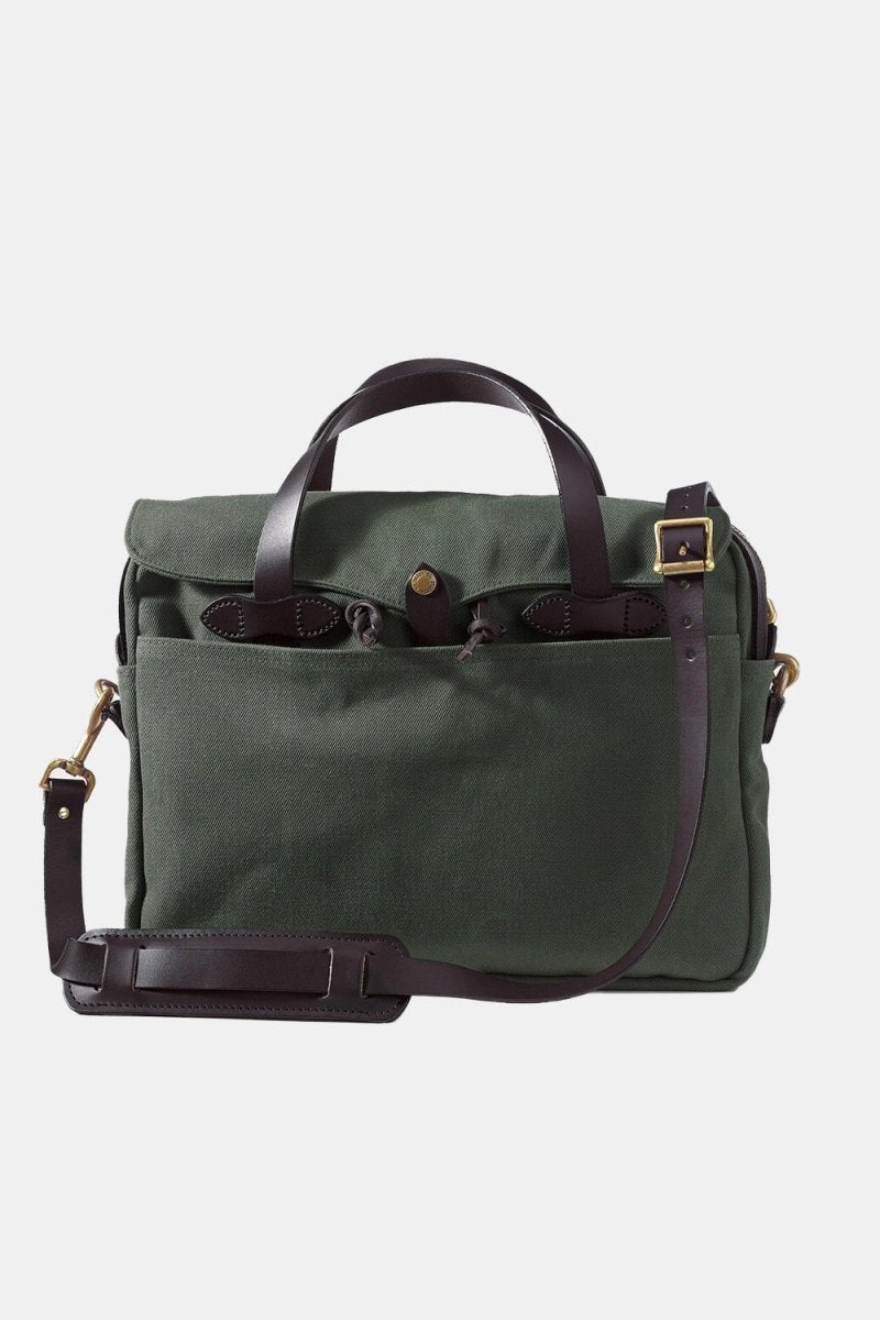 Filson Rugged Twill Original Briefcase (Otter Green) | Bags