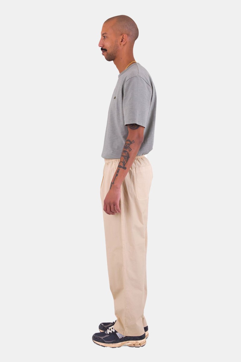 Folk Drawcord Loose Trouser (Light Stone) | Trousers