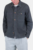 Folk Patch Overshirt (Charcoal Hemp Canvas) | Skjorter
