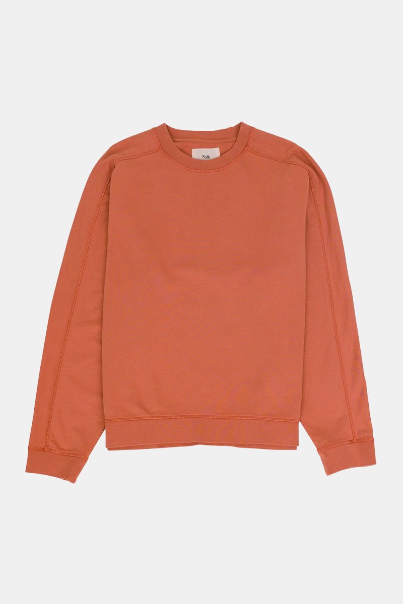 Folk Prism Sweatshirt (Rust) | Sweaters