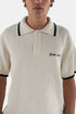 Goodies Sportive Kontraststrikket Polo T-Shirt (Ecru) | T-shirts