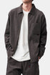 Gramicci Grid Cord Zip Shirt (grå) | Skjorter