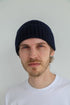 Halvt dusin Super-Soft Fisherman Beanie af lammeuld (Oxford Blue) | Hatte