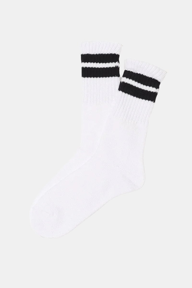 Healthknit 3 Pack 3 Line Crew Socks (Navy/Black/Grey) | Socks